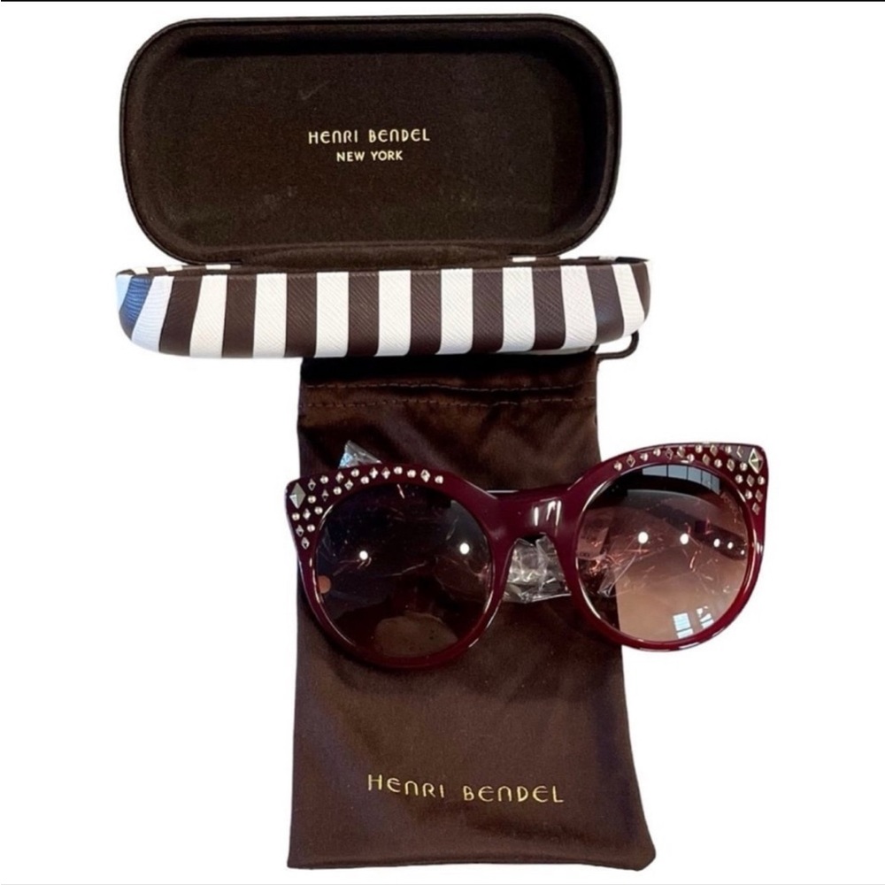 LAST ONE Henri Bendel "Eliza" Round Sunglasses NIB